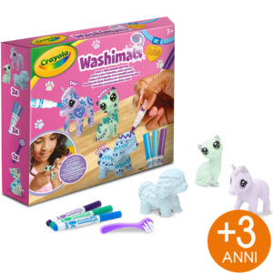 Set de jucarii Washimals p/u desenat si imbaiat CRAYOLA