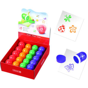 Stampile Vara d 2,5 cm in asotr.1buc Brunnen