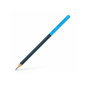 Creion grafit HB Grip 2001 Two Tone black/bl Faber Castell