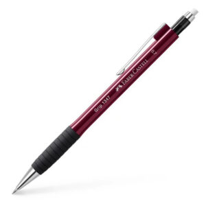 Creion mecanic 0,7mm Grip 1347, wine red Faber Castell