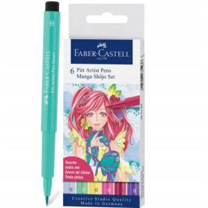 Set pixuri Pitt Manga Shojo 6 cul. Faber Castell