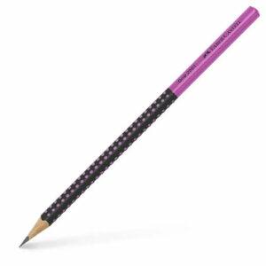 Creion grafit HB Grip 2001 Two Tone bl./pink Faber Castell