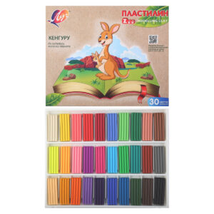 Plastilina ZOO 30 culori. 450gr Luci