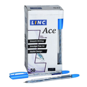 Pix cu bila LINC ACE 0.7mm albastru set 3buc