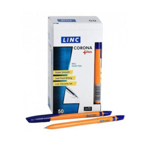 Pix cu bila LINC Corona Plus 0.7mm albastru set 3buc