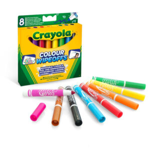 Set de markere 8 buc pentru tabla alba Crayola