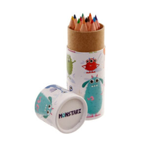 Creioane colorate 12 buc. in tub Monster PUCKATOR