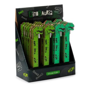 Rigla din lemn Dinosauria 15 cm PUCKATOR