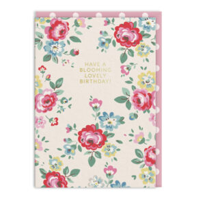 Felicitare - Have A Blooming Lovely Birthday Greeting Card OHH DEER