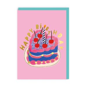 Felicitare -Heart Cake Birthday Card OHH DEER