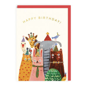 Felicitare -Animals Group Birthday Card OHH DEER