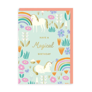 Felicitare -Rainbows and Unicorns Birthday Card OHH DEER