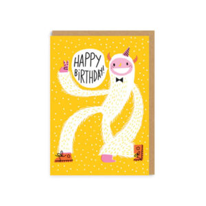 Felicitare - Yeti Happy Brithday Card OHH DEER