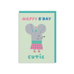 Felicitare -Cutie Mouse Birthday Card OHH DEER