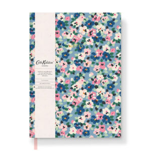 Carnet Cath Kidston Painted Pansies Linen Notebook OHH DEER