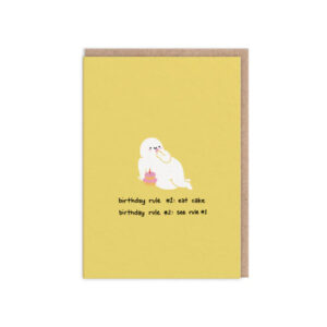 Felicitare - Birthday Rule Greeting Card OHH DEER