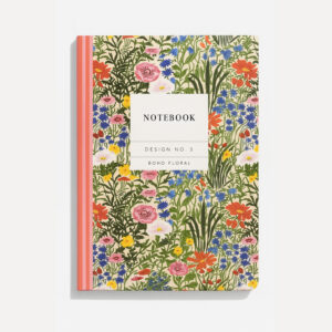 Carnet Design No.3 Boho Floral Hardback Notebook OHH DEER