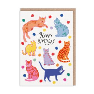 Felicitare -Cats Happy Birthday Card OHH DEER