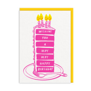 Felicitare -Birthday Cake Slice Greeting Card OHH DEER