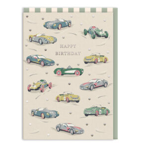 Felicitare -Race Cars Greeting Card OHH DEER