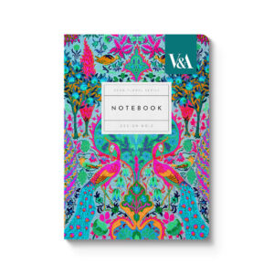 Carnet Neon Floral Peacock Premium Paperback Notebook (A6) OHH DEER
