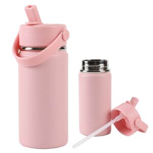 Sticla termica cu maner 400ml roz iTotal