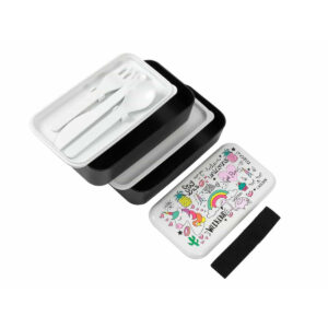 Lunchbox cu tacamuri Unicorn iTotal