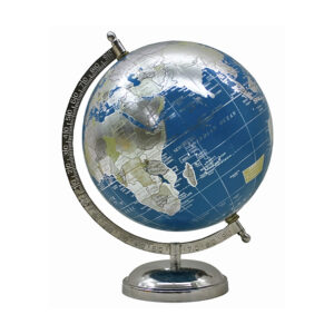 Glob pamintesc albastru argintiu 20 cm iTotal