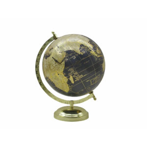 Glob pamintesc negru auriu 20 cm iTotal