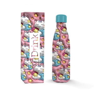 Sticla termica 500 ml Unicorn 3D iTotal