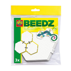 Set placi pentru margelele de calcat Beedz — 3 bucati hexagon SES