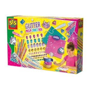 Set creativ Glitter mega craft box SES