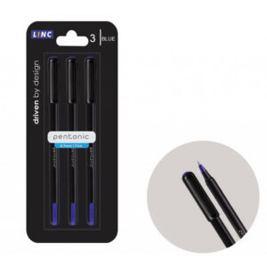Pix cu ulei LINC Pentonic set 3 buc blister 7024 albastru