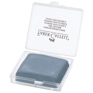 Radiere Kneadable, cutie plastic, gri Faber Castell