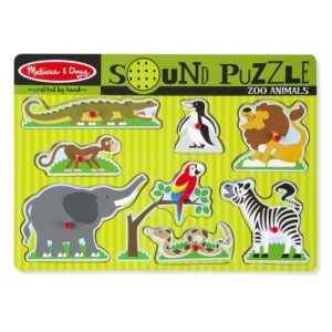 Puzzle cu sunet animale Zoo Melissa and Doug