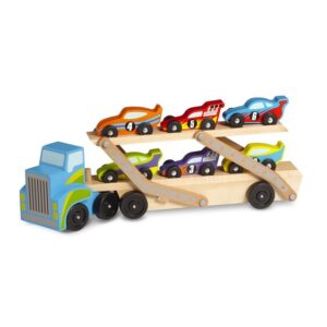 Camion de transportare a automobilelor Melissa and Doug