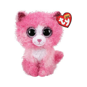 BOOS REAGAN - Pisica roz cu par cret, Plus 24 cm - mediu