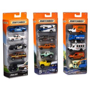 Set cadou de masini Matchbox (5 buc)Mattel