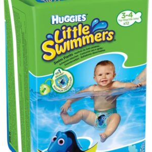 Scutece -chilotei pentru copii Huggies Little Swimmers p/u inot 3-4 (7-15kg) 12 scutece
