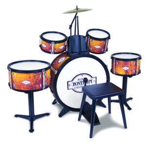 Set toba 6 buc cu scaun Rock Drum Set BONTEMPI