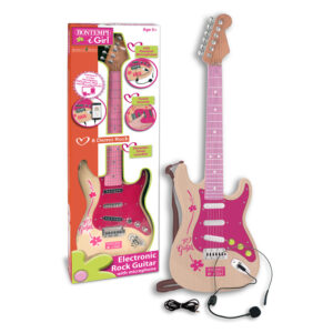 Chitara electronica cu suport si microfon BONTEMPI