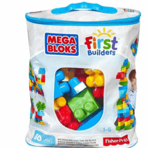 Constructor Mega Bloks 60 piese (1-5 ani)albastru Mattel