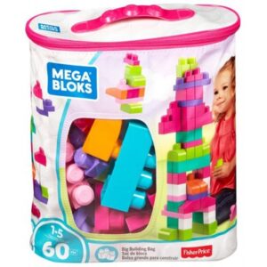 Constructor Mega Bloks 60 piese (1-5 ani)roza Mattel
