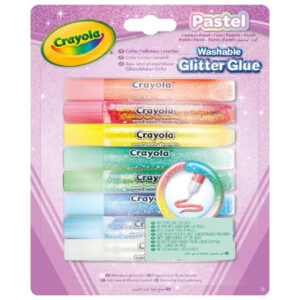 Lipici cu sclipici 8 cul. pastel CRAYOLA