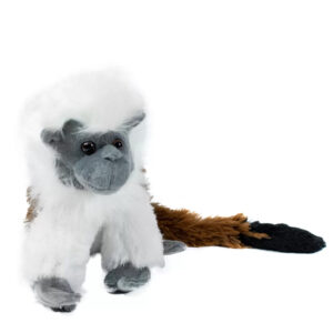 Jucarie de plus Maimuta, Tamarin din bumbac 20 cm Wild Republic