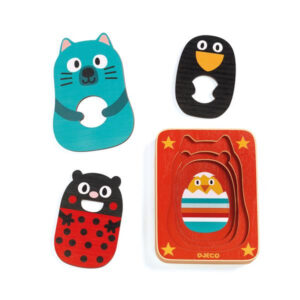 Puzzle din lemn Max and Co DJECO