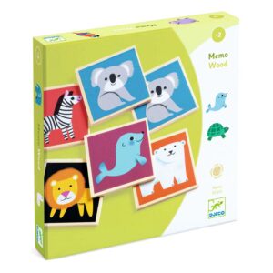 Joc educativ Memo Wood Djeco
