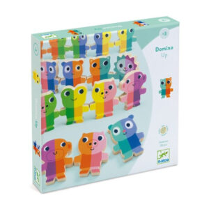 Joc educativ din lemn Domino Up DJECO