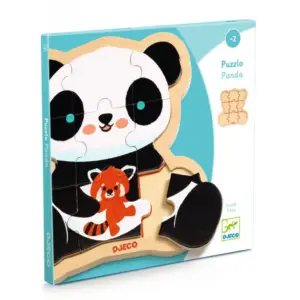 Puzzle lemn Panda DJECO