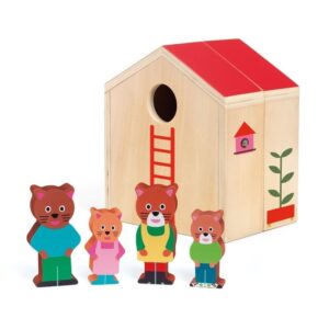 Joc Interactiv Casuta din lemn cu animale Minihouse DJECO